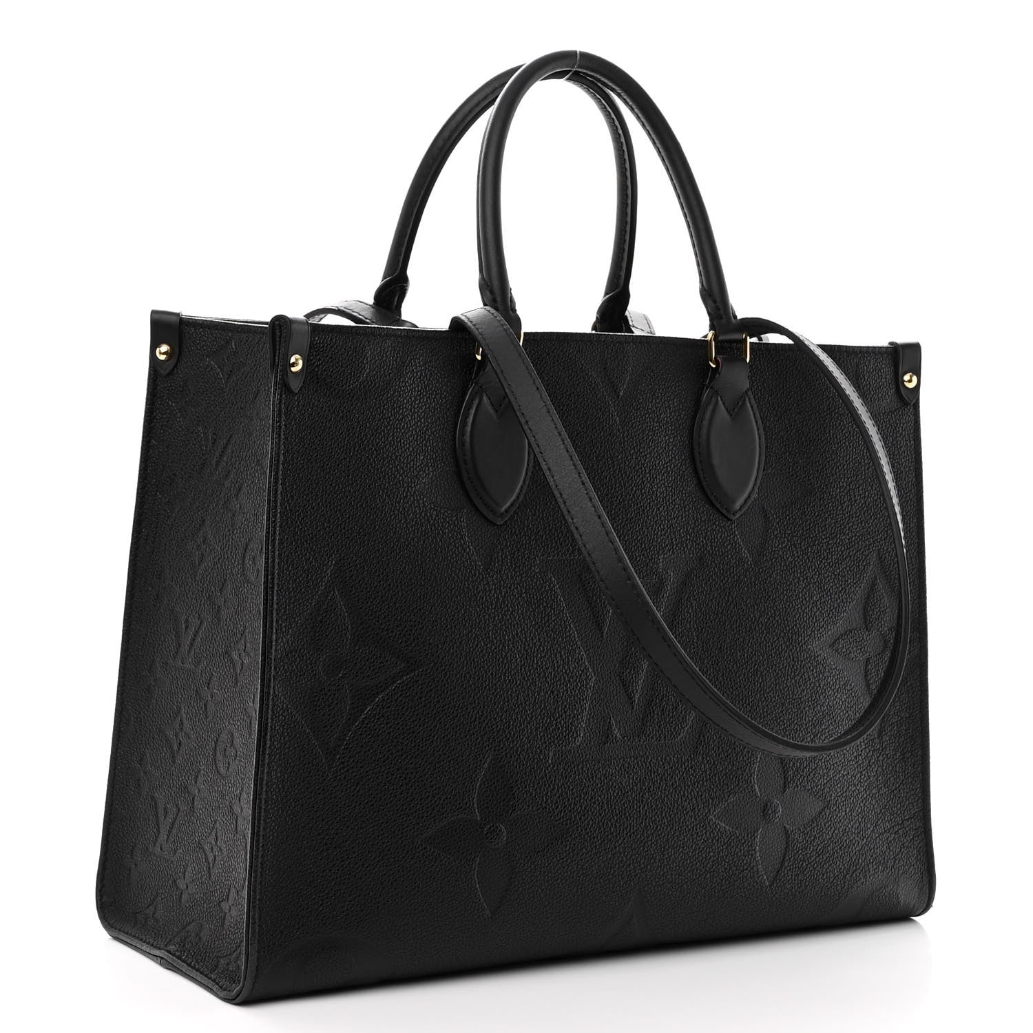 Louis Vuitton Empreinte Monogram Giant Onthego MM Black 3 of 10