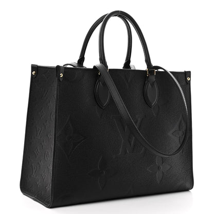 Louis Vuitton Empreinte Monogram Giant Onthego MM Black 3 of 10