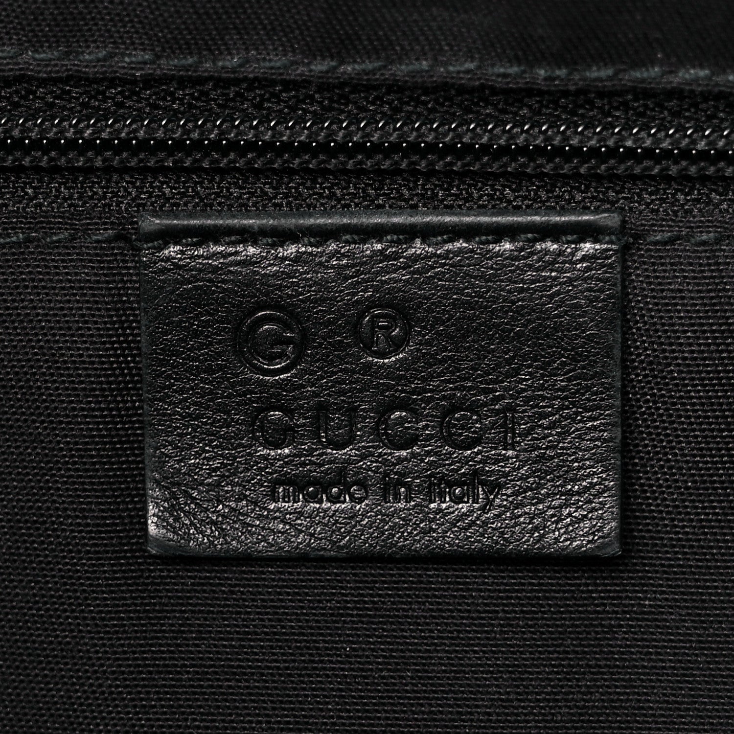 Gucci Guccissima Medium GG Charm Dome Satchel Black 7 of 8