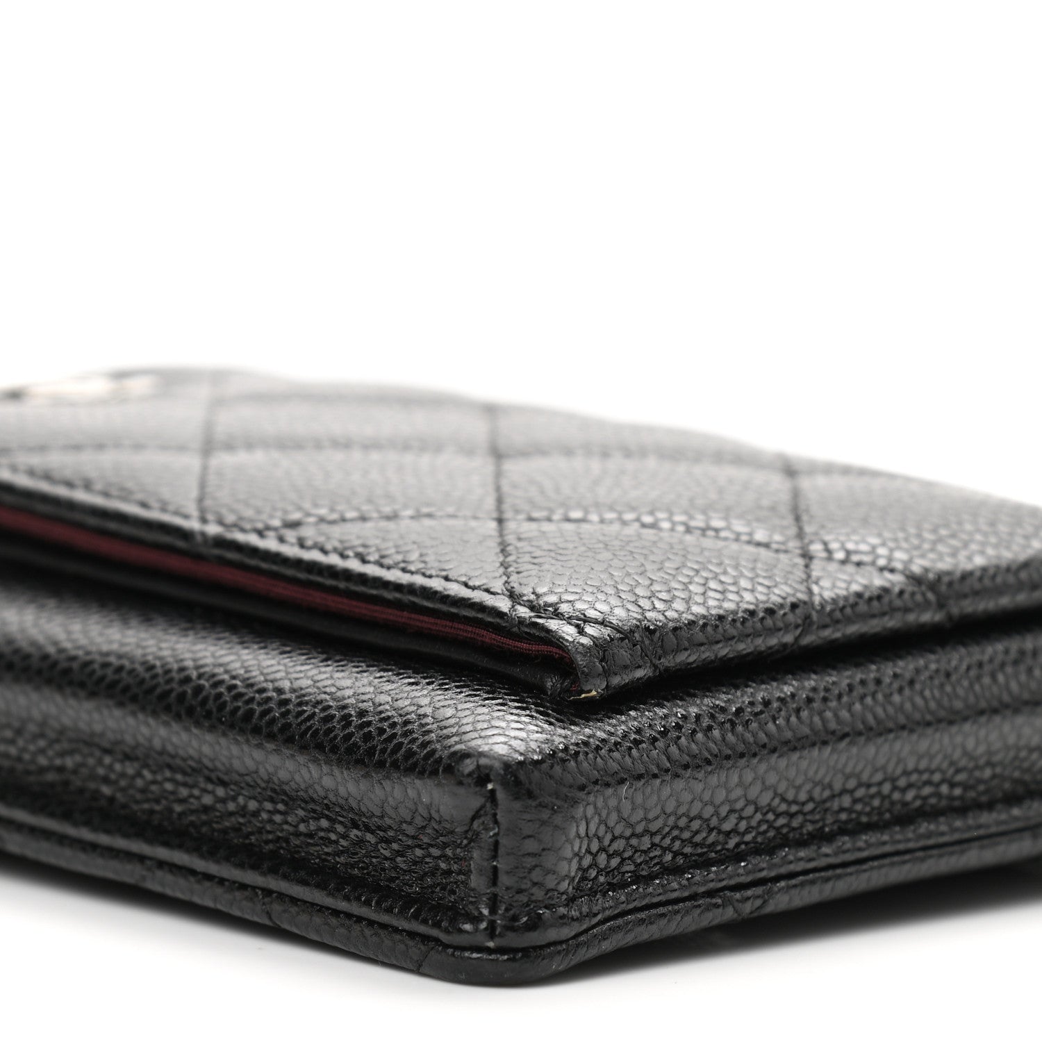 Chanel Caviar Quilted CC Phone Holder Black 10 of 13
