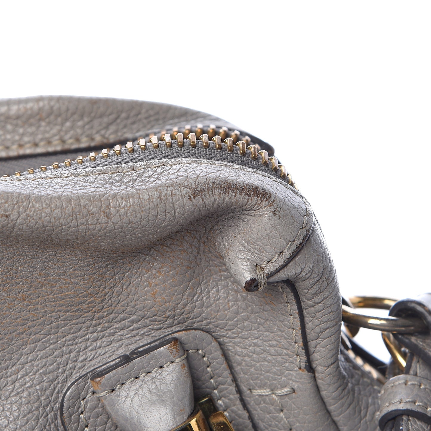 Calfskin Small Paraty Cashmere Grey