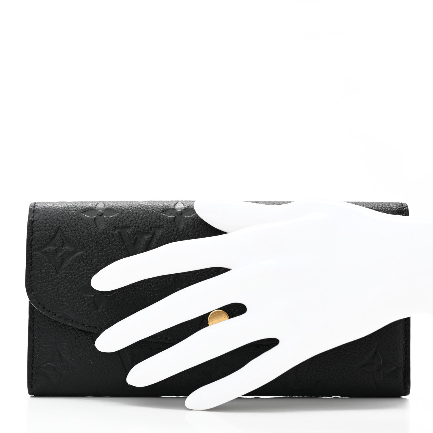 Louis Vuitton Empreinte Emilie Wallet Black Dune 2 of 9