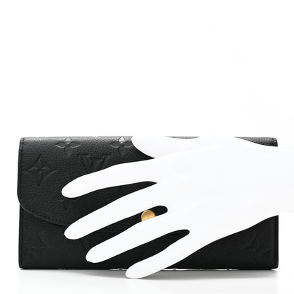 Louis Vuitton Empreinte Emilie Wallet Black Dune 2 of 9