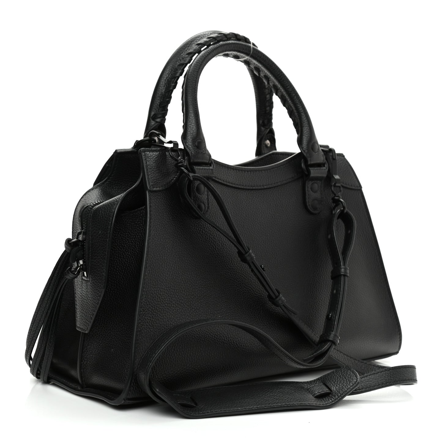 Grained Calfskin Neo Classic Black Hardware S City Black
