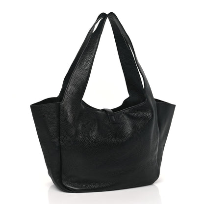 Saint Laurent Grained Deerskin Bea Tote Black 2 of 7