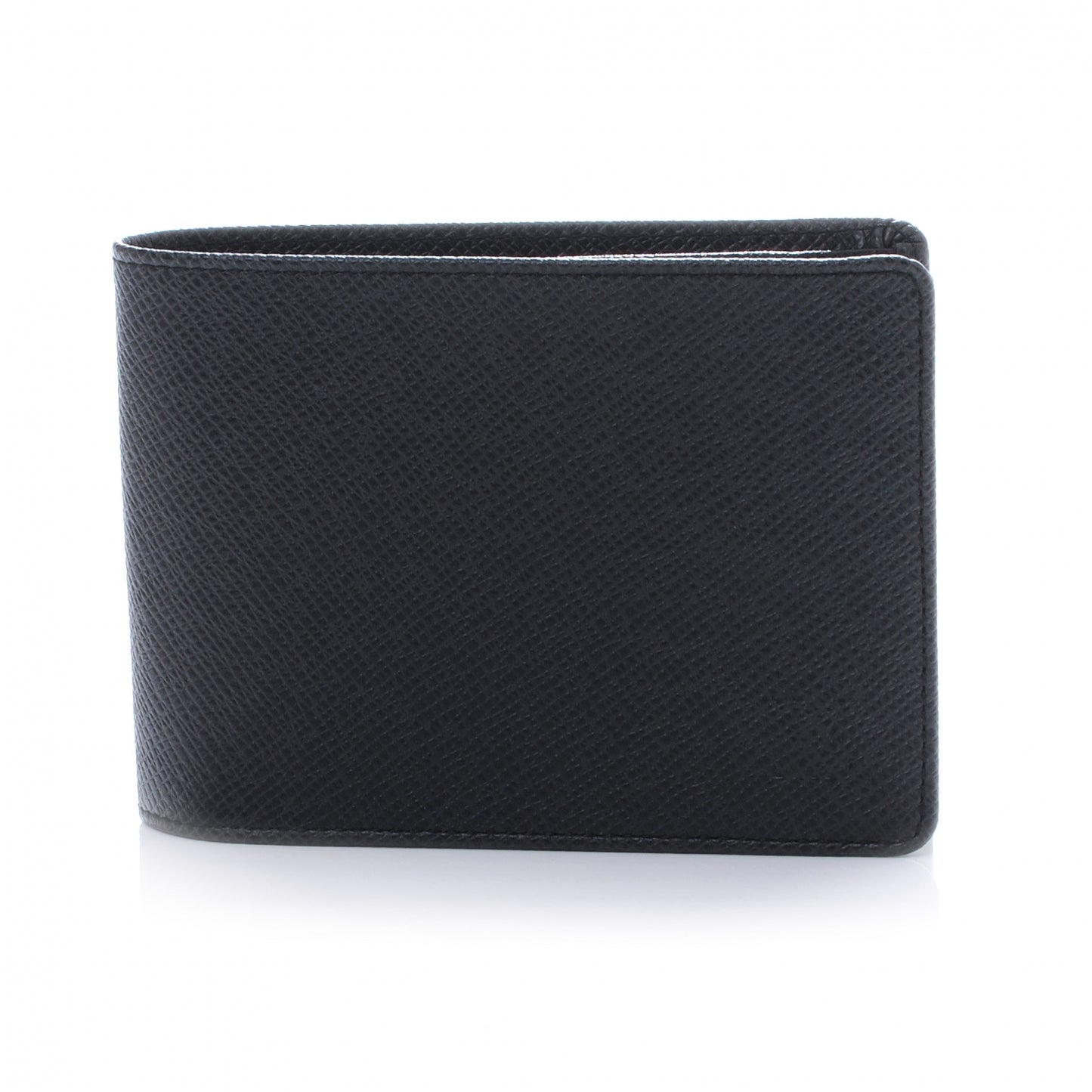 Taiga Mens Billfold Wallet w 3 Flaps Black