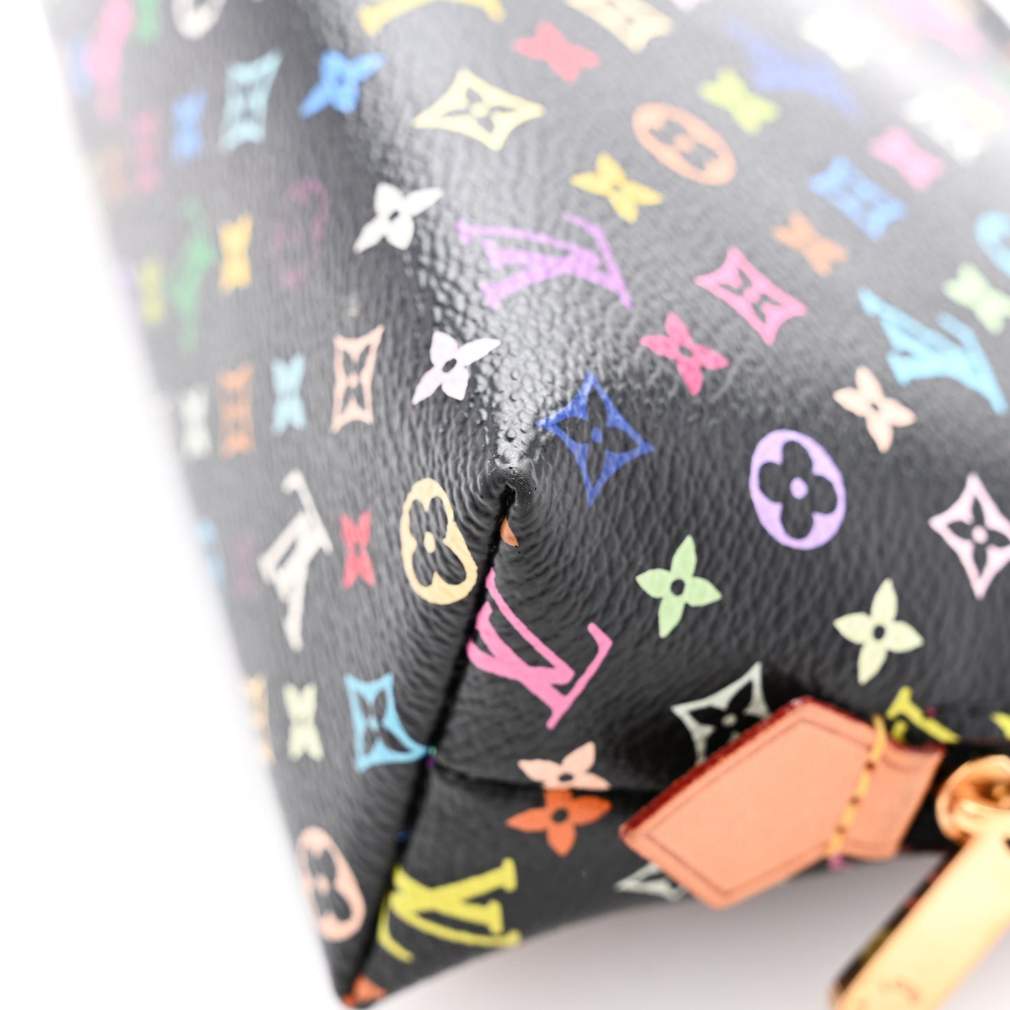 Monogram Multicolor Cosmetic Pouch Black Grenade