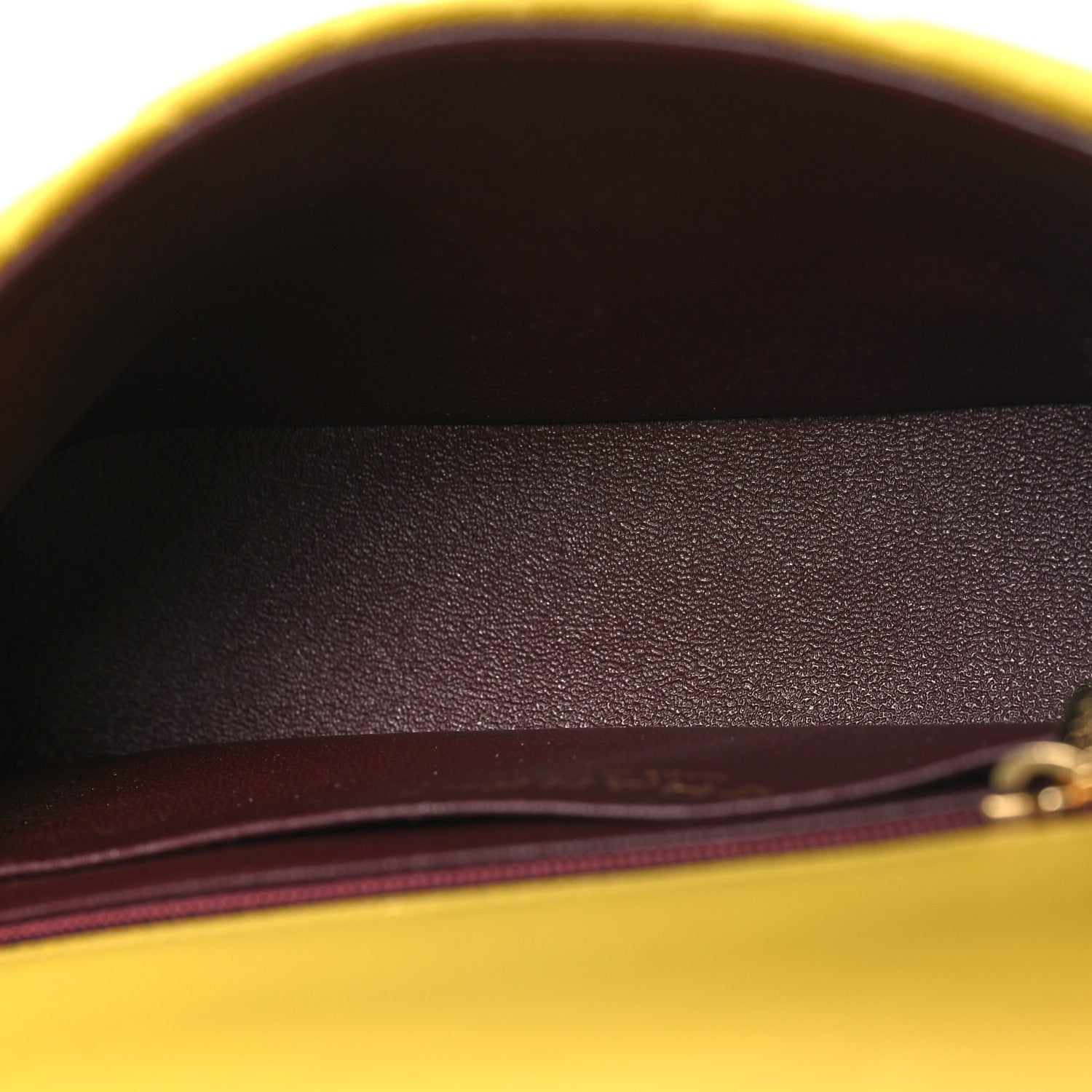 Chanel Jersey Quilted Mini Chic With Me Flap Yellow 5 of 10