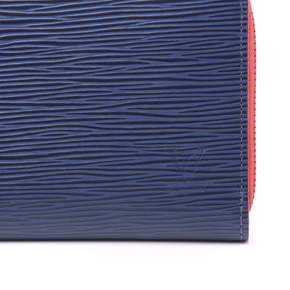 Louis Vuitton Epi Zippy Wallet Cobalt Coquelicot 9 of 10