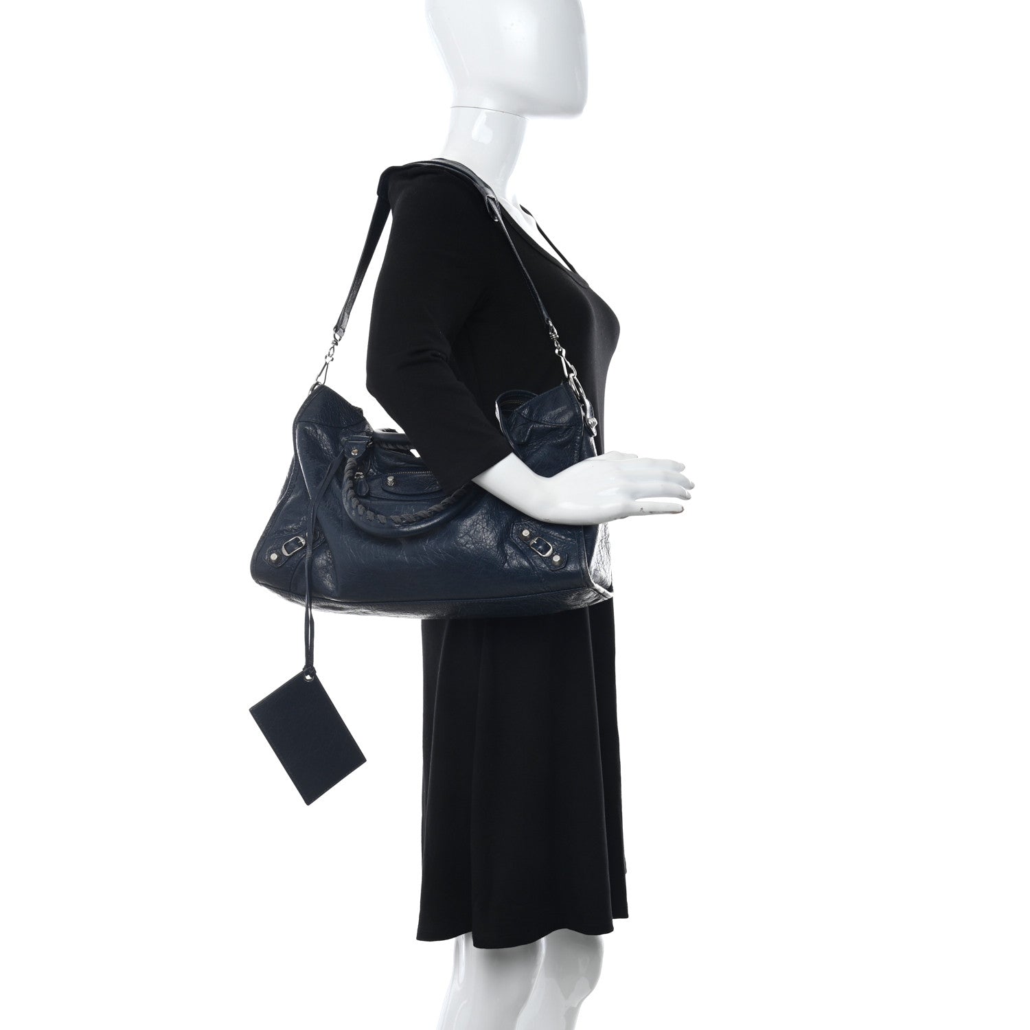 Balenciaga Agneau Giant 12 Silver Hardware City Bleu Obscur 3 of 10