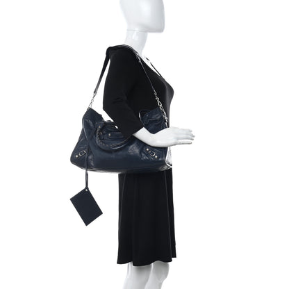 Balenciaga Agneau Giant 12 Silver Hardware City Bleu Obscur 3 of 10