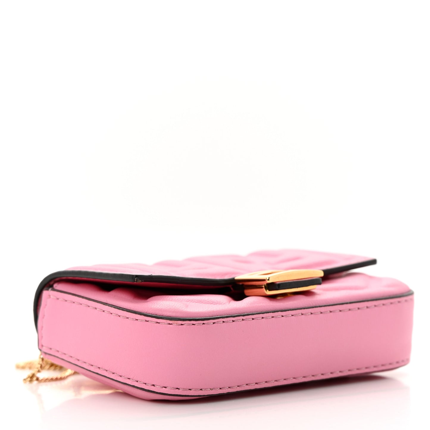 Nappa Matisse FF Embossed Nano Baguette Charm Lollypop