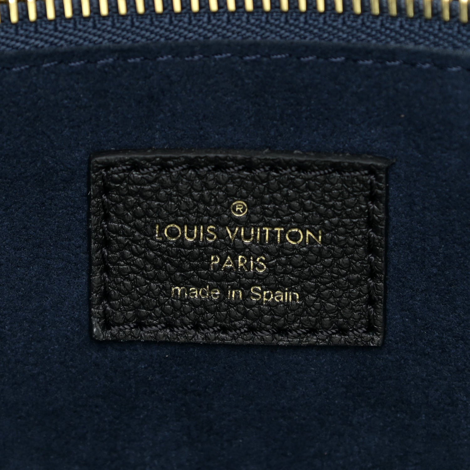 Louis Vuitton Empreinte Monogram Giant Neverfull MM Black 8 of 9