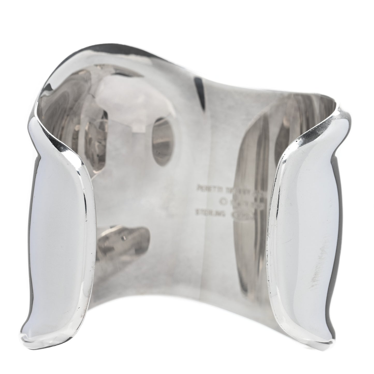 Sterling Silver Medium Elsa Peretti Right Wrist Bone Cuff Bracelet