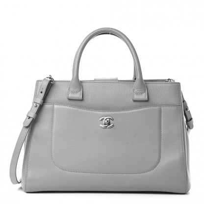 Chanel Grained Calfskin Small Neo Executive Shopper Tote Grey 1 of 11
