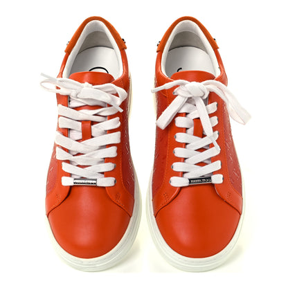 Jimmy Choo Calfskin Rome Low Top Sneakers 36 Amber Orange 5 of 12