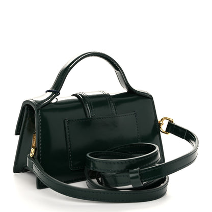 Jacquemus Glazed Calfskin Le Bambino Dark Green 3 of 10