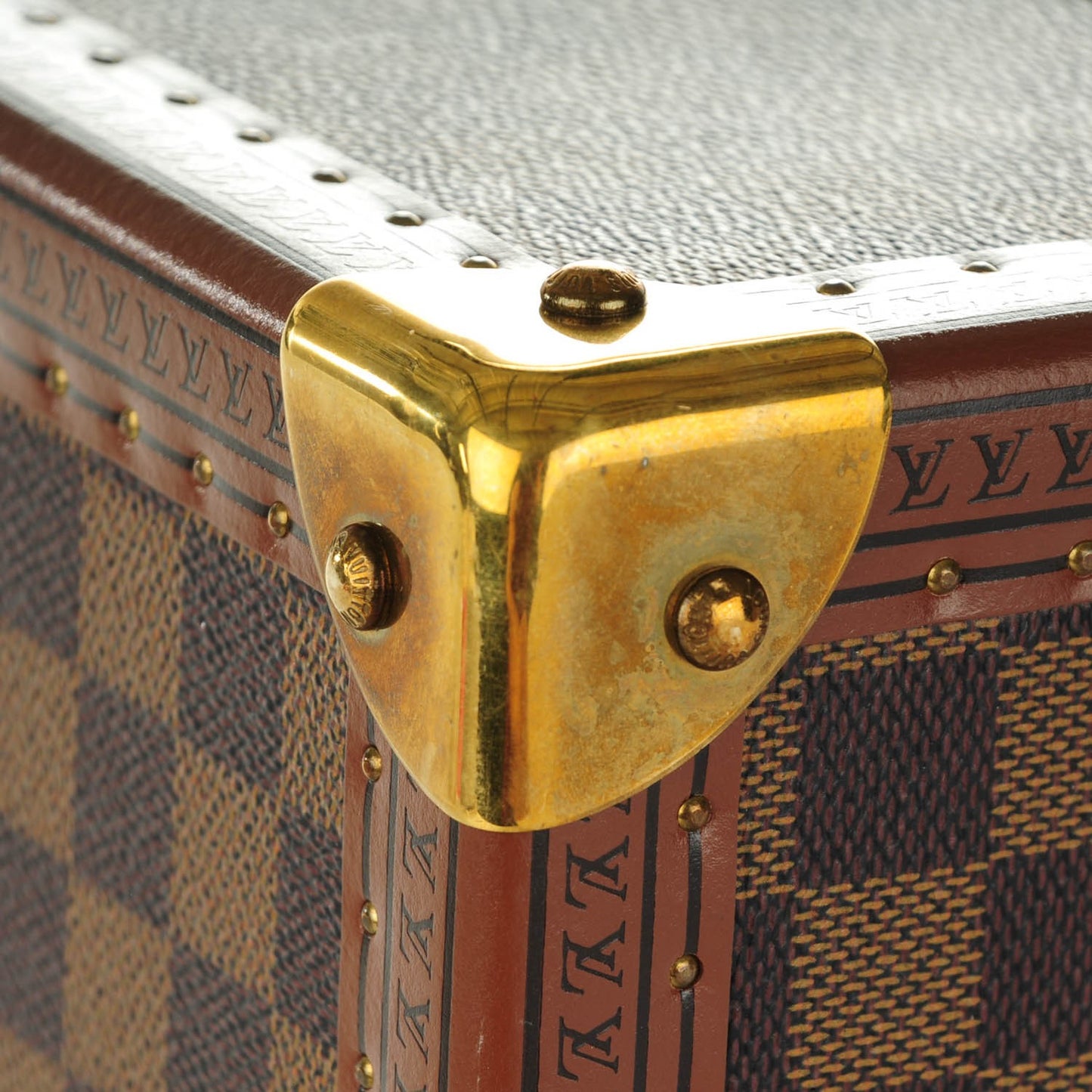 Damier Ebene Boite Flacons Beauty Train Trunk Case