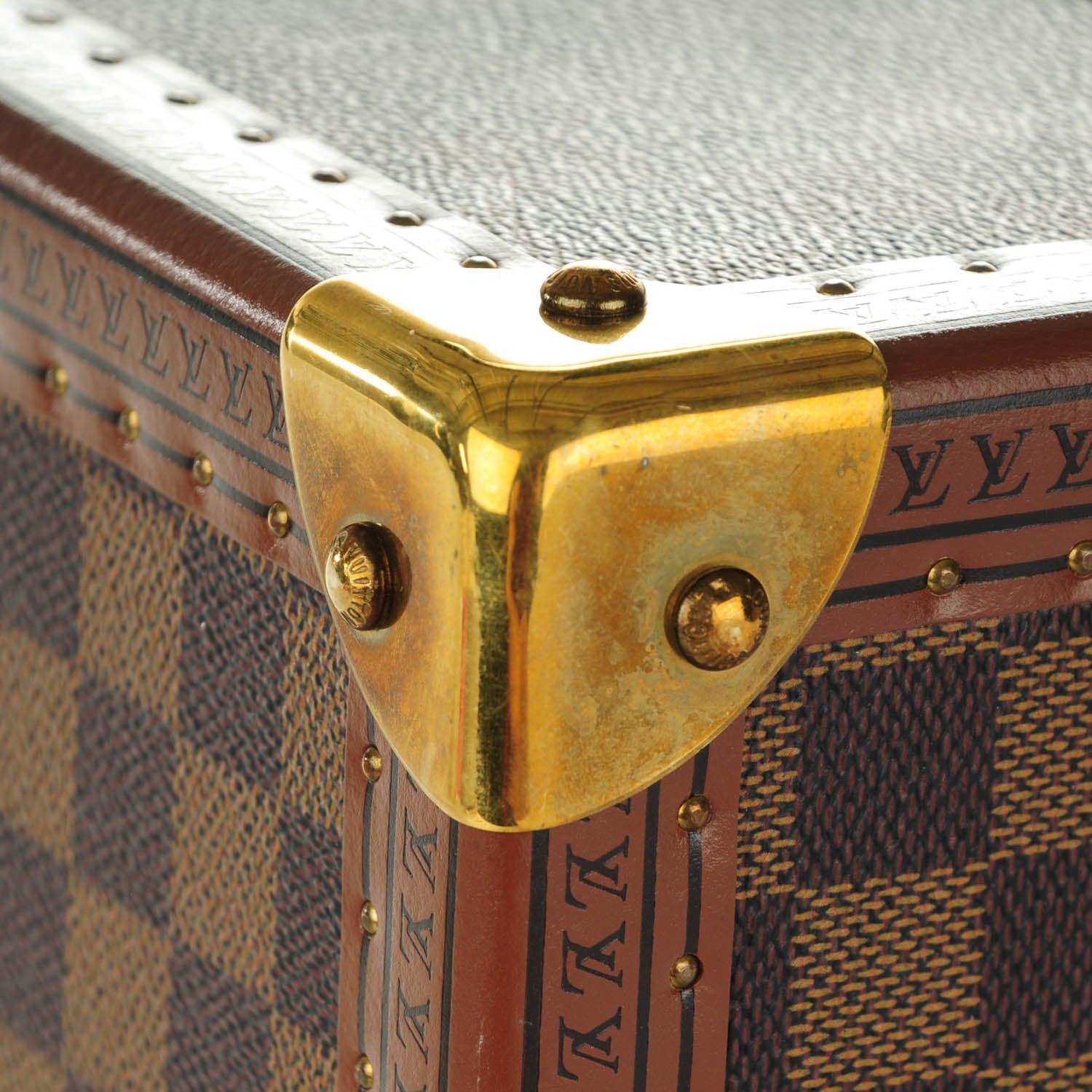 Louis Vuitton Damier Ebene Boite Flacons Beauty Train Trunk Case 17 of 17
