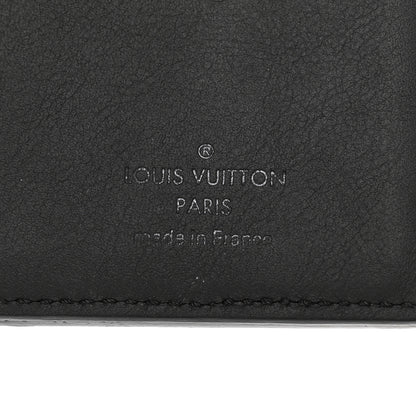 Louis Vuitton Grained Calfskin Aerogram Pocket Organizer Black 6 of 6