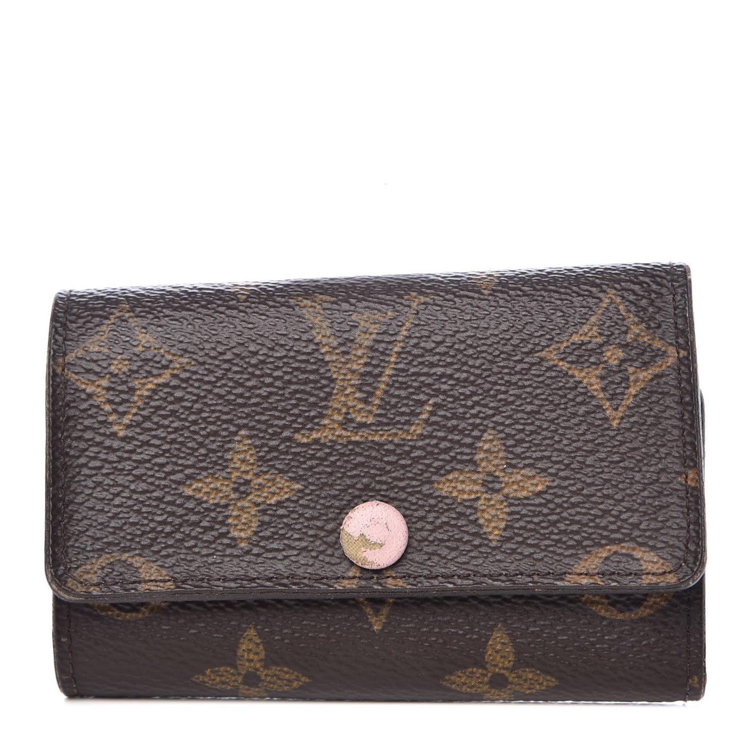 Monogram Multicles 6 Key Holder Rose Ballerine