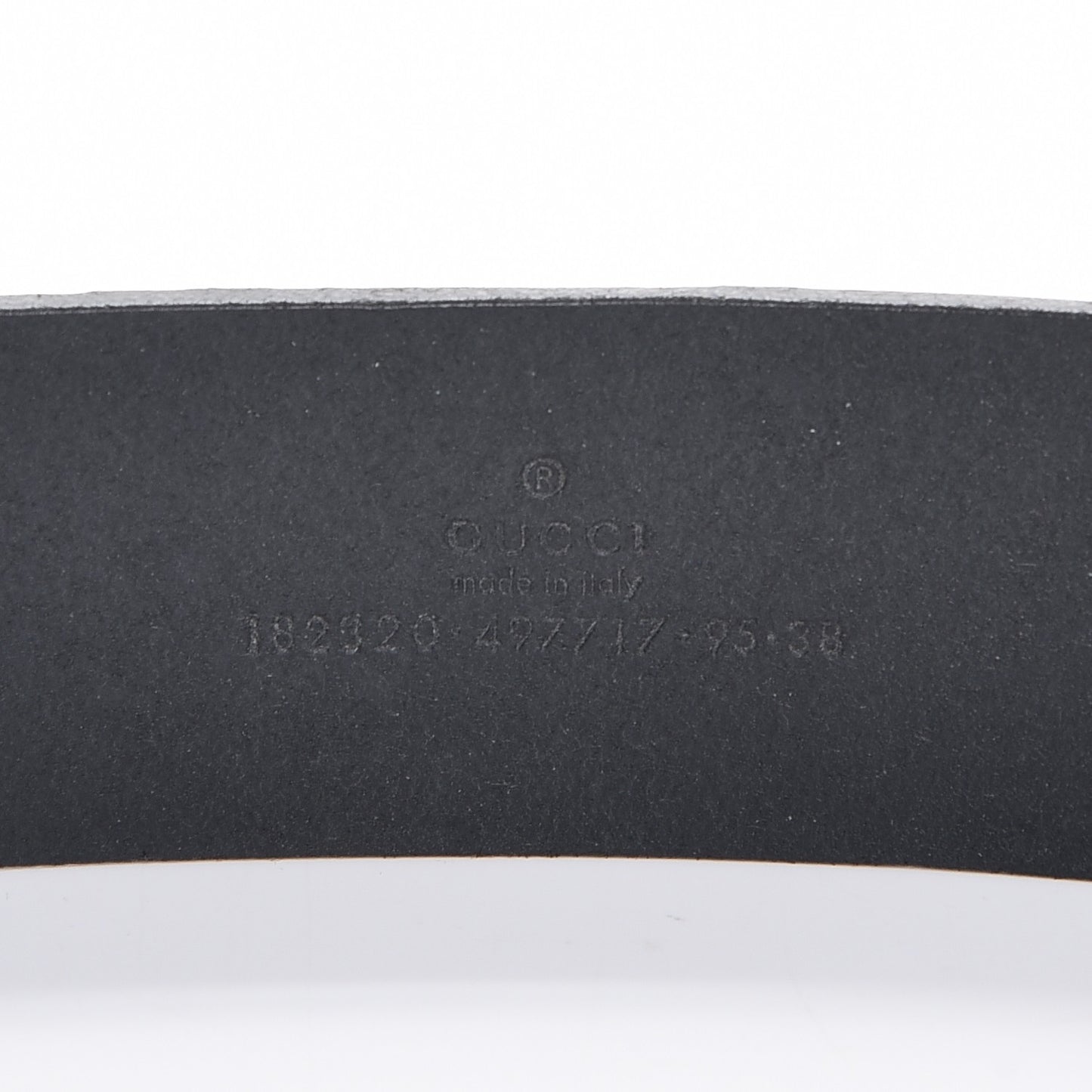 Guccissima Square G Belt 95 38 Black