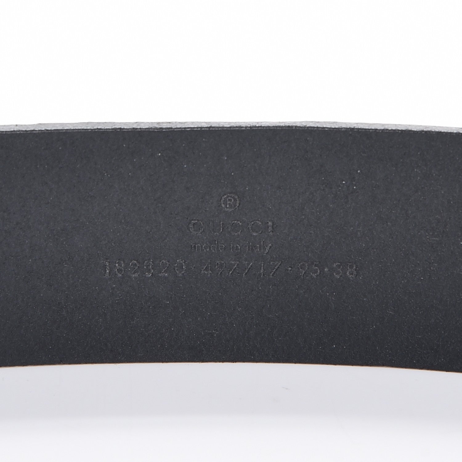 Gucci Guccissima Square G Belt 95 38 Black 6 of 6