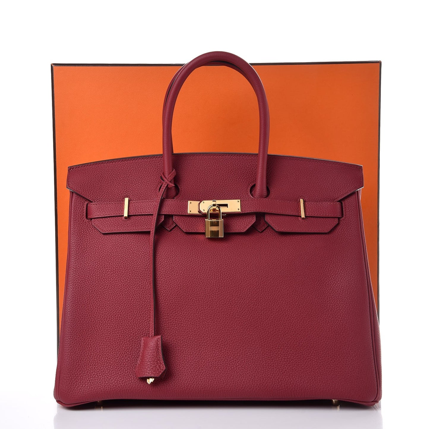Togo Birkin 35 Rouge Grenat