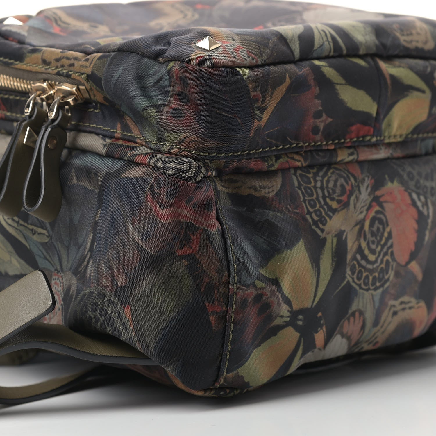 Valentino Garavani Nylon Camubutterfly Medium Rockstud Backpack Multicolor 6 of 8
