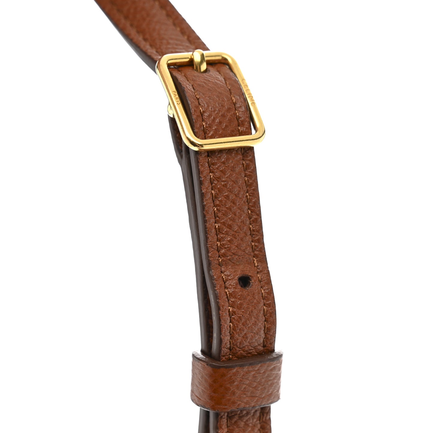 Grained Calfskin Nano Belt Bag Caramel