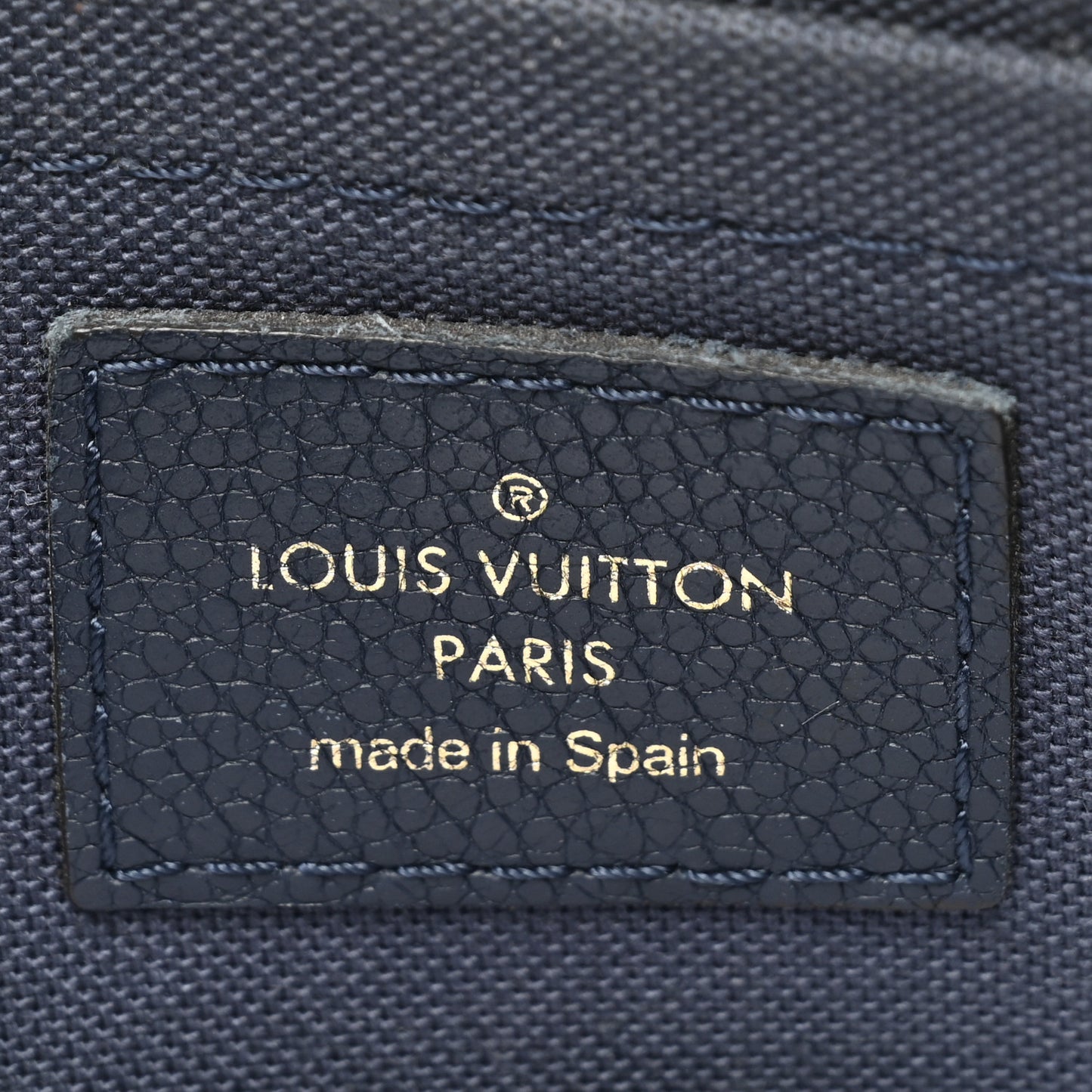 Monogram Pallas Clutch Blue Marine