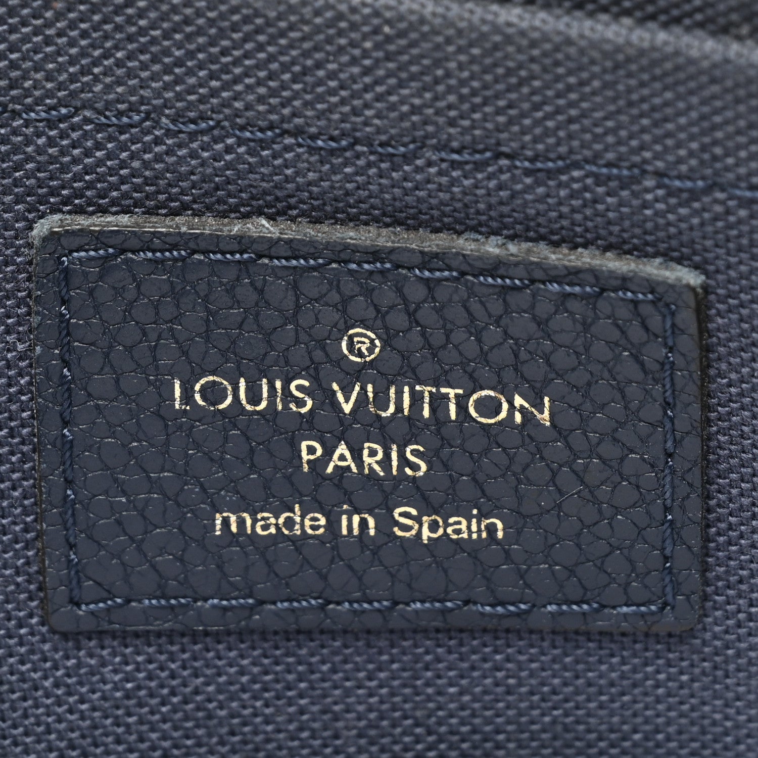 Louis Vuitton Monogram Pallas Clutch Blue Marine 7 of 13