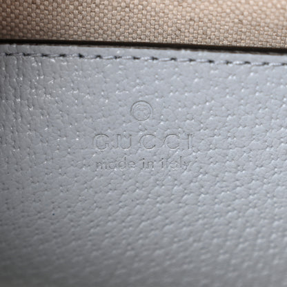 Gucci Raffia Textured Dollar Calfskin Web GG Monogram Small Diana Tote Bag Natural Brown New Shamarock Green 6 of 10