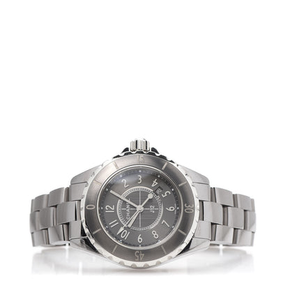 Chanel Titanium Ceramic 33mm J12 Chromatic Quartz Watch 3 of 8