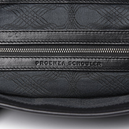 Proenza Schouler Calfskin Straw PS1 Keep All Black 8 of 15