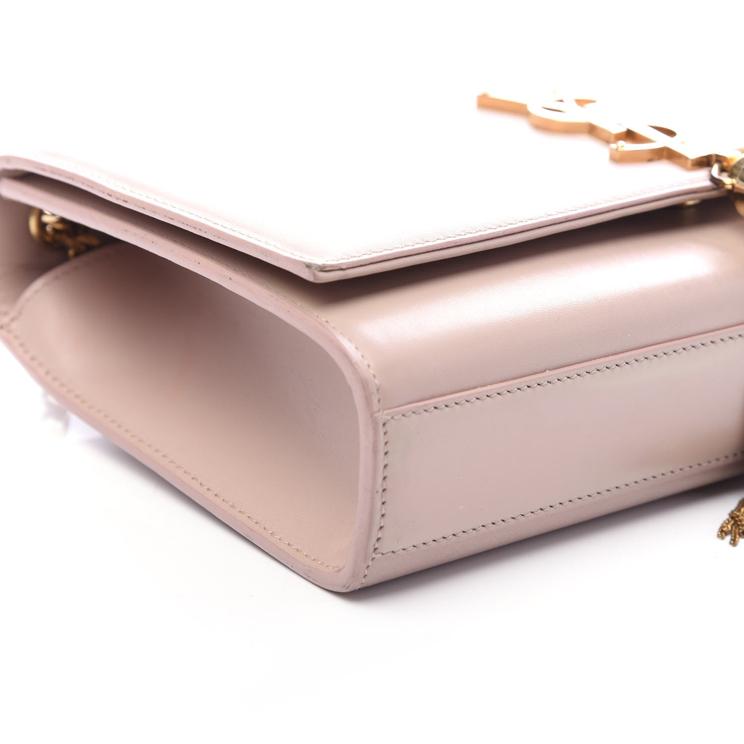 Saint Laurent Smooth Calfskin Medium Classic Monogram Kate Tassel Satchel Pink 8 of 9