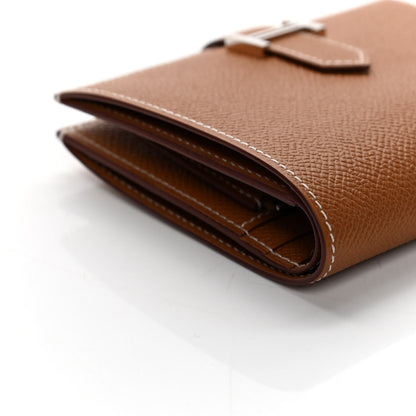 Hermes Epsom Bearn Compact Wallet Gold 5 of 7
