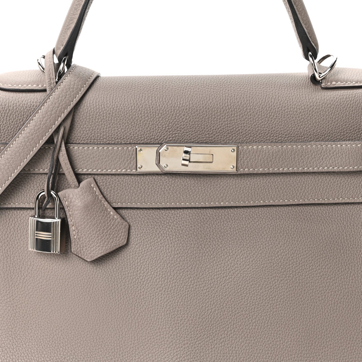 Hermes Togo Kelly Retourne 32 Gris Asphalte 8 of 10