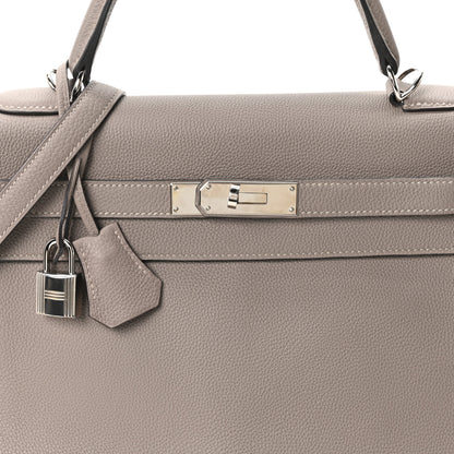 Hermes Togo Kelly Retourne 32 Gris Asphalte 8 of 10