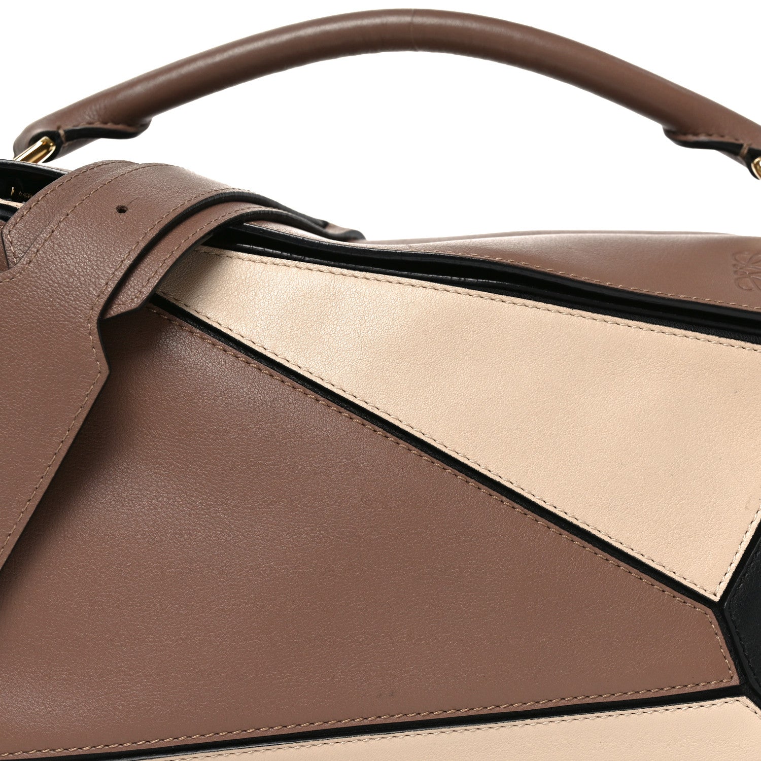Loewe Calfskin Small Puzzle Bag Sand Hazelnut Ash 7 of 9
