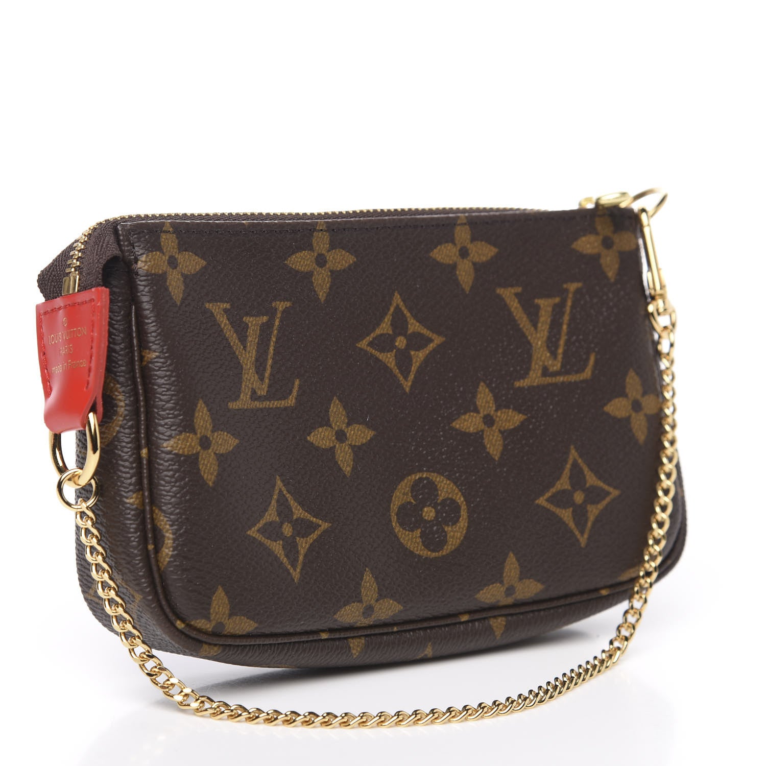 Louis Vuitton Monogram 2020 Christmas Animation Bumper Cars Mini Pochette Accessories Coquelicot 2 of 7