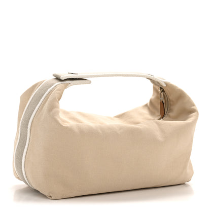 Hermes Canvas Large Bride-A-Brac Pouch Natural 3 of 9