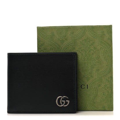 Gucci Smooth Calfskin GG Marmont Bi-Fold Wallet Black 8 of 8