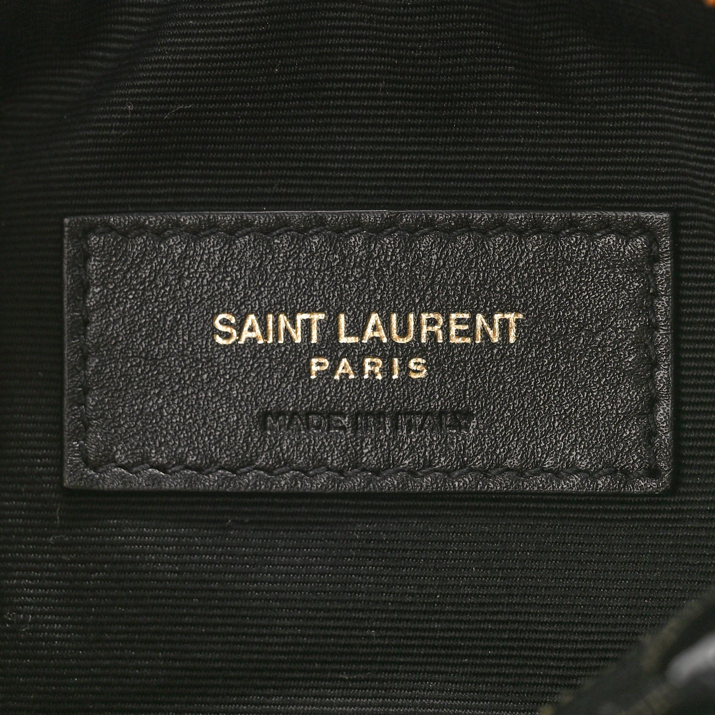 Patent Monogram Mini Sade Tube Bag Black