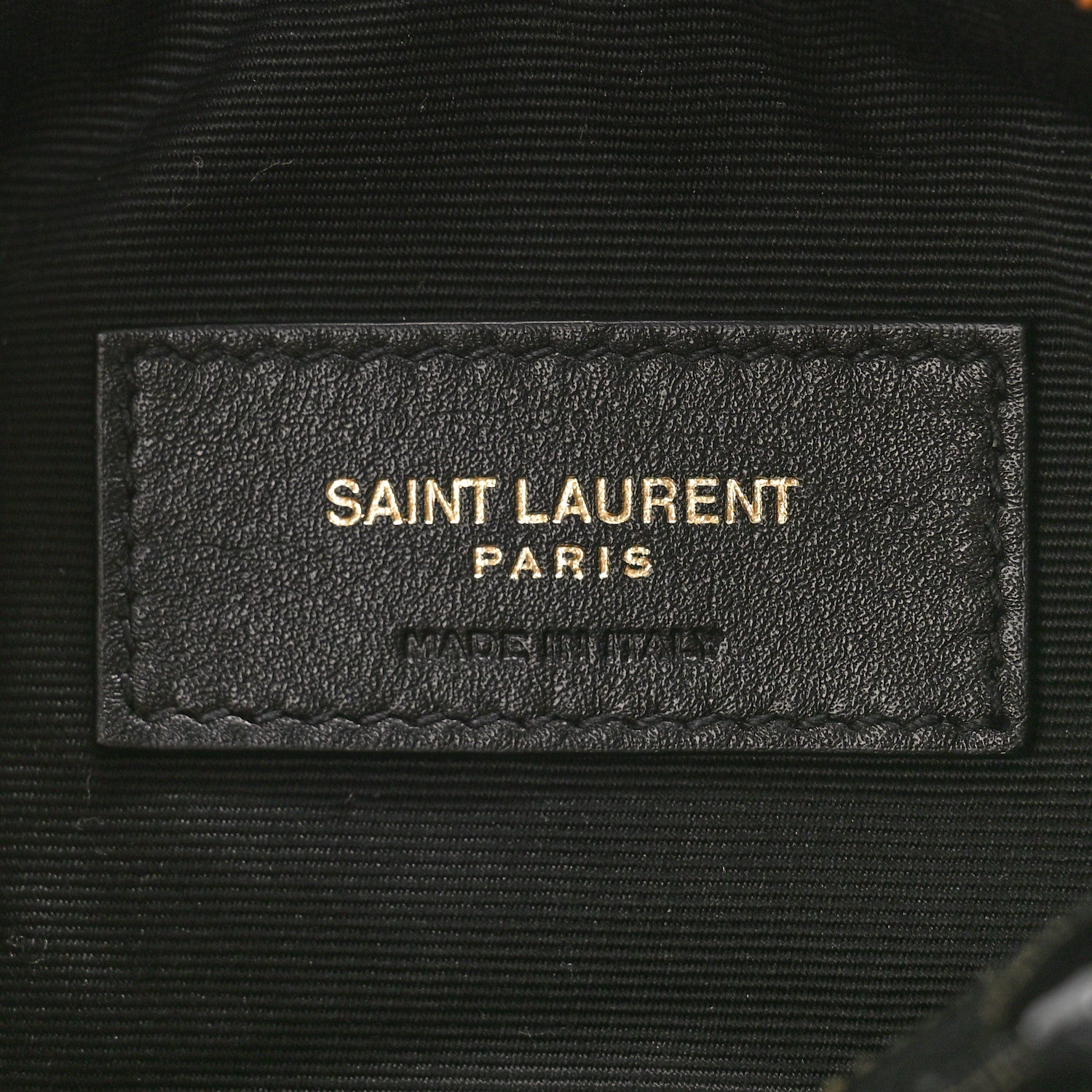 Saint Laurent Patent Monogram Mini Sade Tube Bag Black 6 of 8
