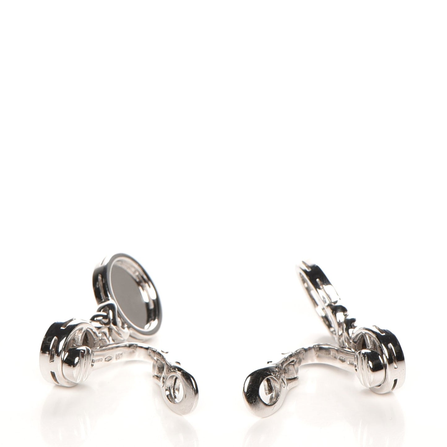 18K White Gold Black Onyx BVLGARI BVLGARI Drop Earrings