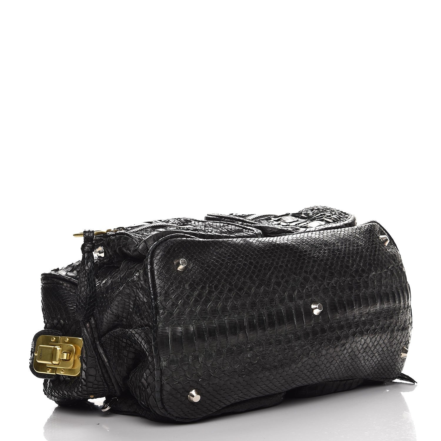 Chloe Python Large Betty Shoulder Bag Black 228536 – FASHIONPHILE