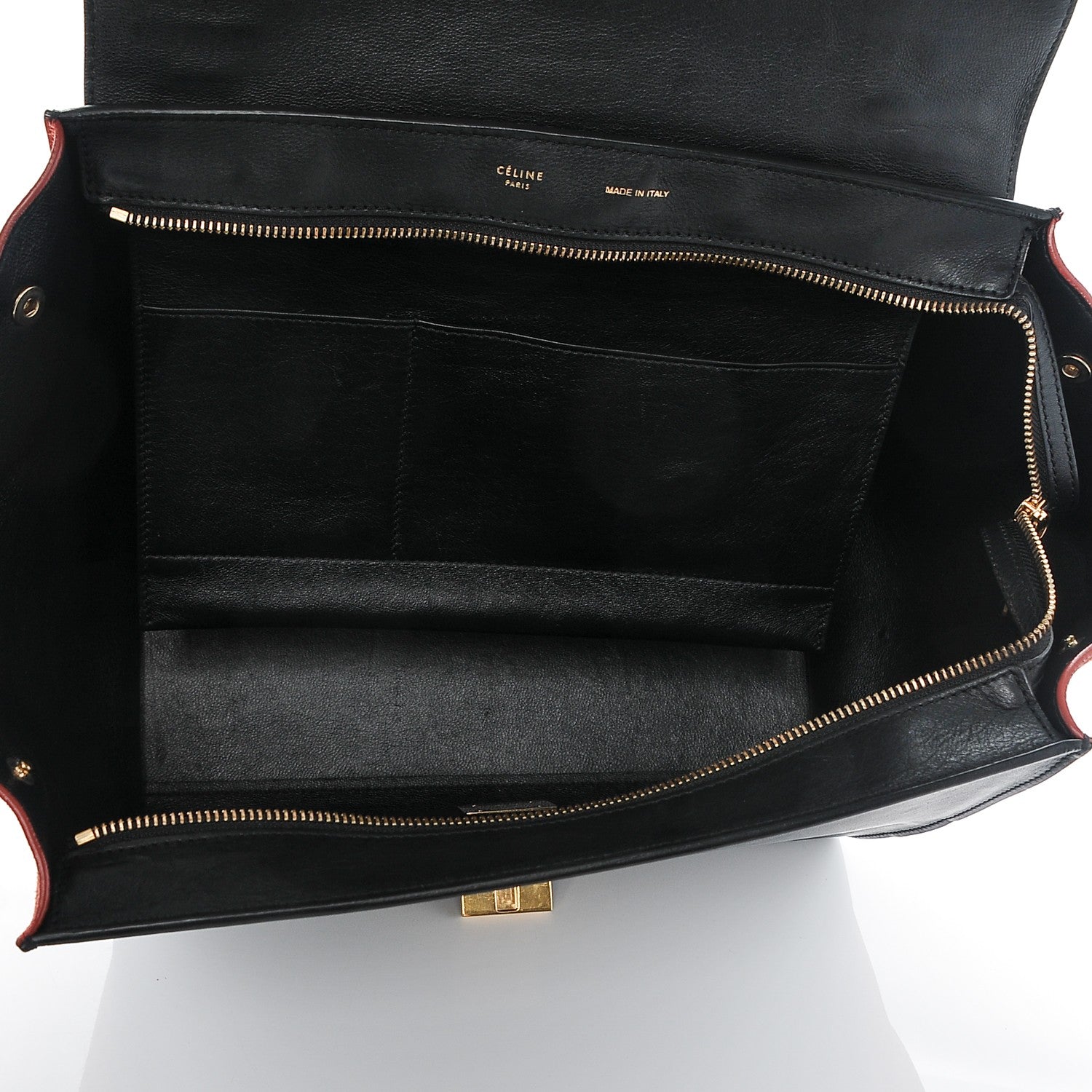Celine Python Suede Medium Trapeze Blush 5 of 10
