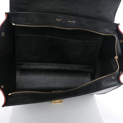 Celine Python Suede Medium Trapeze Blush 5 of 10