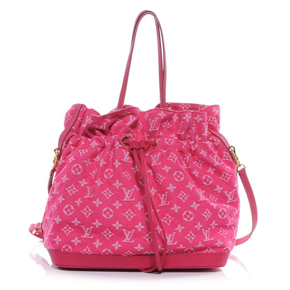 Louis Vuitton Denim Noefull MM Rose Indien 1 of 7